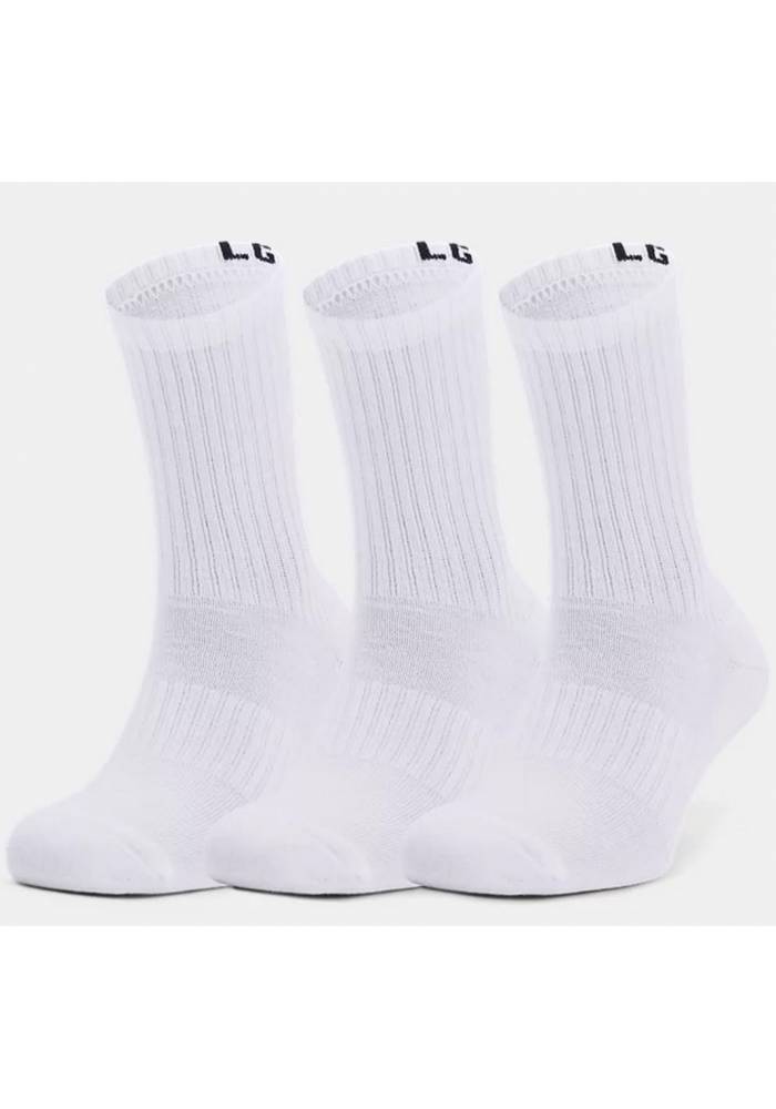PACK 3 CALCETINES UNDER ARMOUR BLANCOS